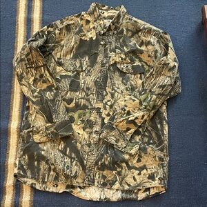 Camouflage Men's button down hunting shirt